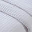Courtepointe 3 pièces blanche double / grand - réversible avec rembourrage en coton, microfibre douce, améliore l'hygiène de la literie pour une chambre à coucher impeccable