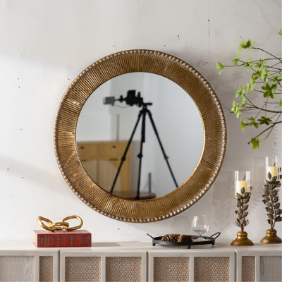 Miroir mural 31,3 po texturé
