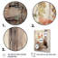 Chat brun assis sur une fenêtre, impression sur toile-473109060-473109062