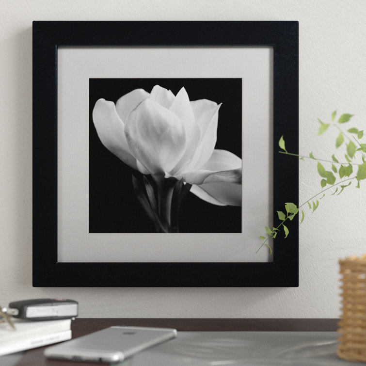 'Gardenia' Framed Photographic Print 10” x 10” 