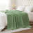 Waffle knit throw blanket-114656477