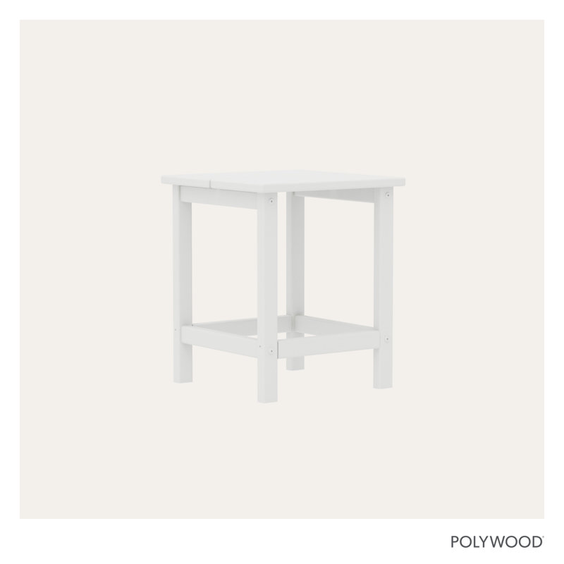 Studio 18 Square Side Table, White