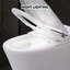 Toilette haut de gamme avec baguette autonettoyante, double chasse 1 / 1,28, chasse au capteur de pieds, nuit blanche, commande à bouton, lavage à l'eau froide, fermeture en douceur, compact immaculé, immaculé