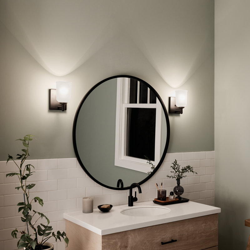 Hopedale Armed Sconce, Black