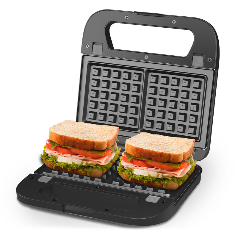 3 In 1 Electric Waffle, Grill & Sandwich Maker