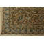 Tapis noué à la main en laine rose vieilli 9 pi 4 po x 12 pi 4 po Kashan