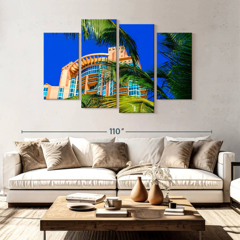 Lilie Building In Miami, 54" H x 84" W