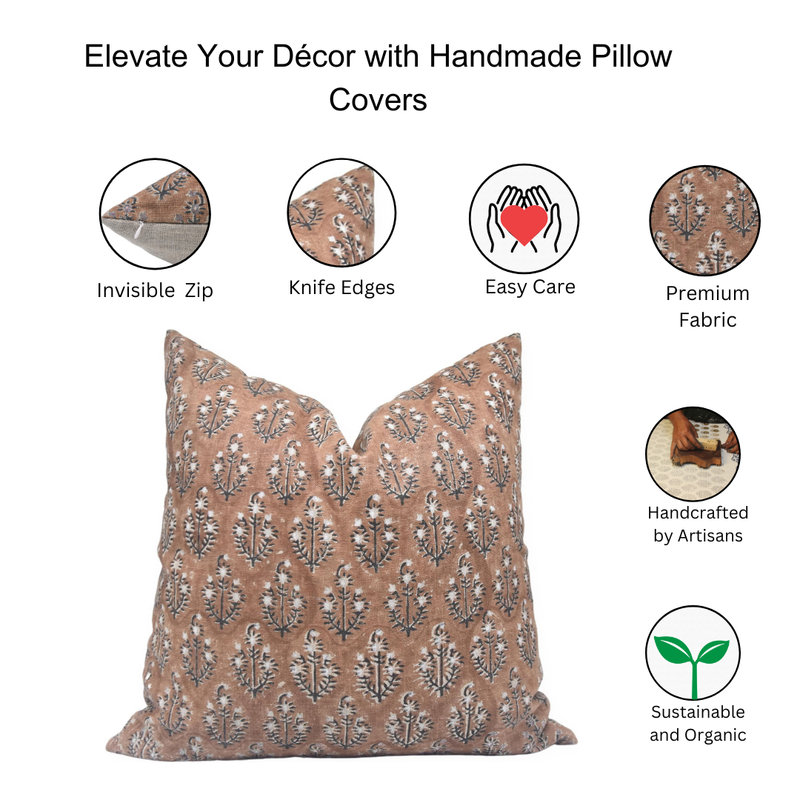 Linen Square Pillow Cover, 16" x 16"