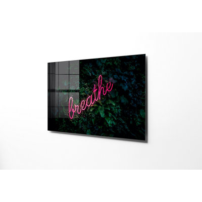 Peinture décorative en verre trempé