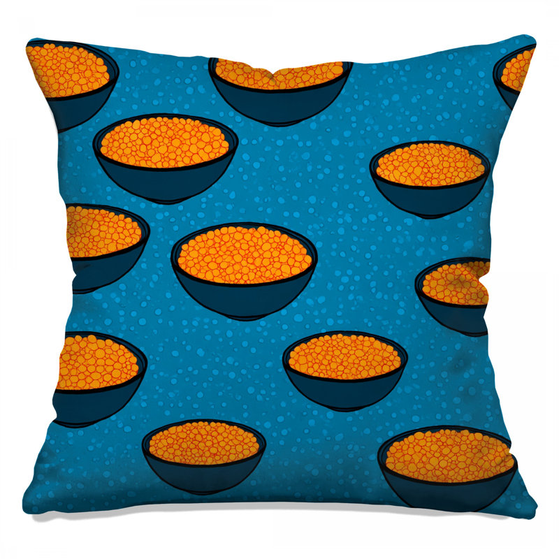 Coussin Bowls, coussins décoratifs double face, 26 x 26 inches