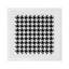 Serviettes de table en satin de coton Houndstooth-124988387