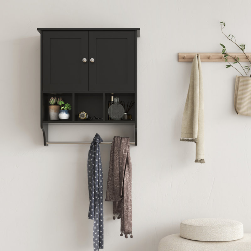 Bathroom Cabinet, Black