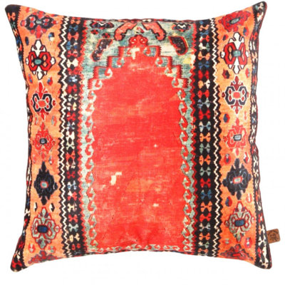 Velvet Silk Throw Square Pillow Cover & Insert
