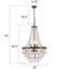 Lustre empire en cristal 6 lumières Emël-1719443883