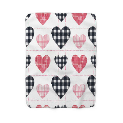 Coussin Cozy Heart - 1 pièce Sherpa Premium