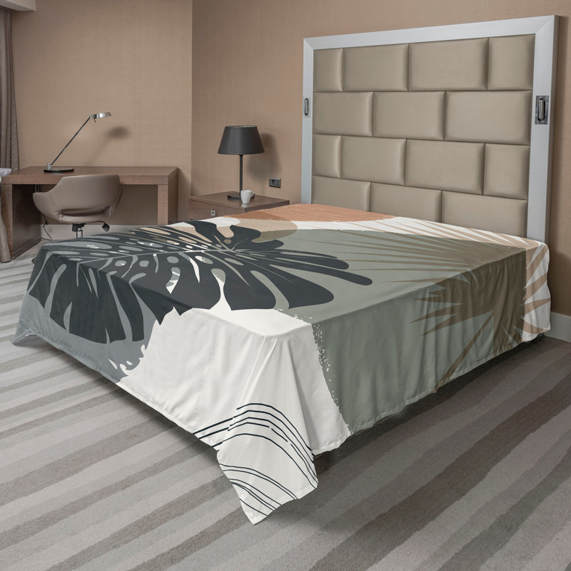 Drap plat Ambesonne, Drap plat pour très grand lit californien