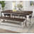 Harlean Solid Wood Base Dining Table