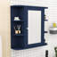 Armoire de rangement murale peu encombrante avec tablette réglable-1250735365