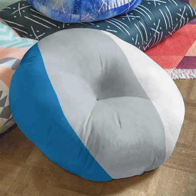 Striped Reversible Throw Pillow