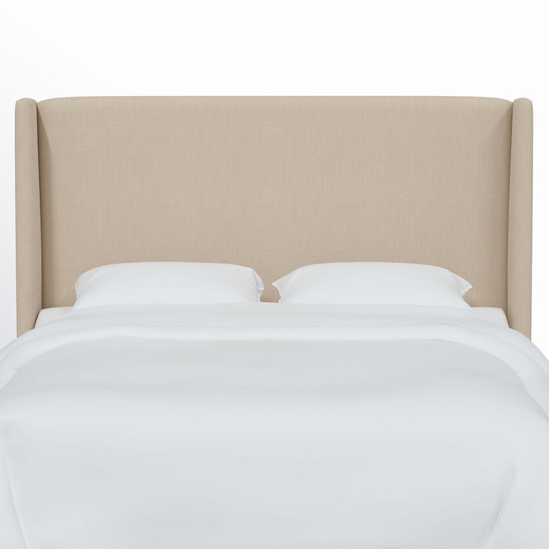 Tilly Upholstered Headboard, King, Classic Linen Linen