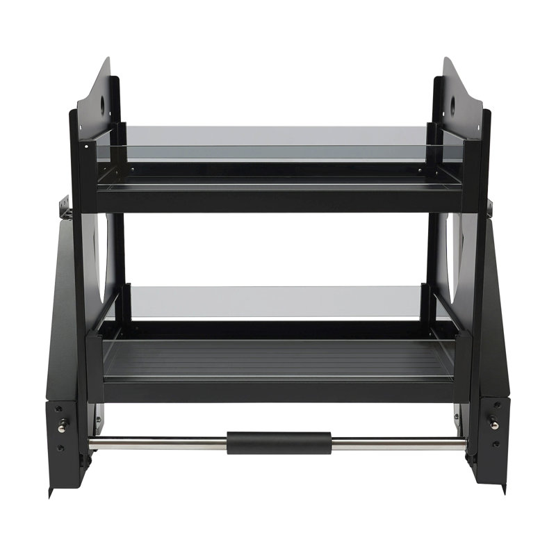 Étagère à épices à 2 niveaux pour armoire de cuisine