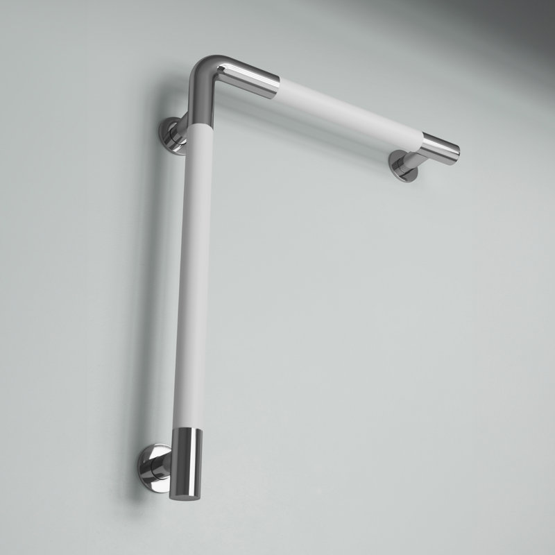 Barre d'appui blanche mat 30 po x 30 po Auouge