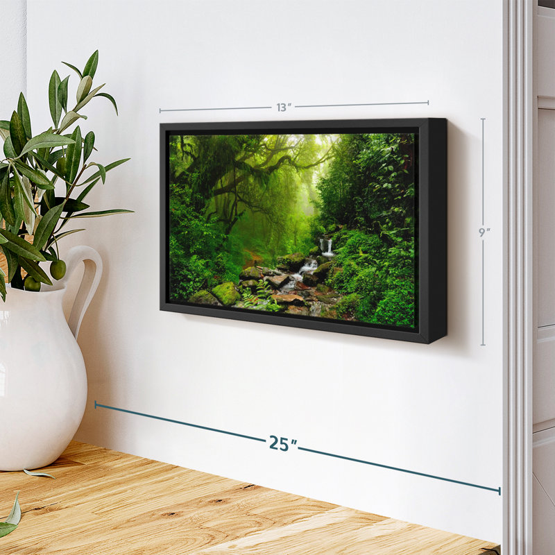 Forest Stream Canvas Print, 9" H x 13" W