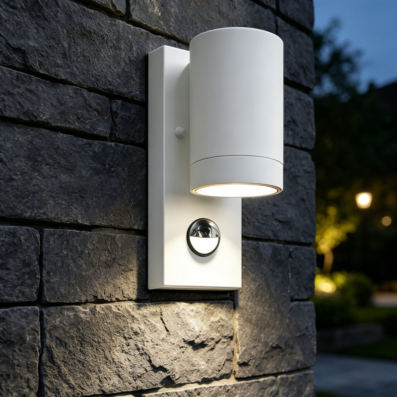 White Outdoor Sconce