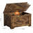 23.6" Wooden Storage Bench with Safety Hinge, Easy-to-Assemble Entryway Chest, Large Toy Organizer for Living Room or Bedroom