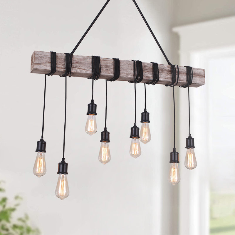 8 - Light Natural Kitchen Island Pendant
