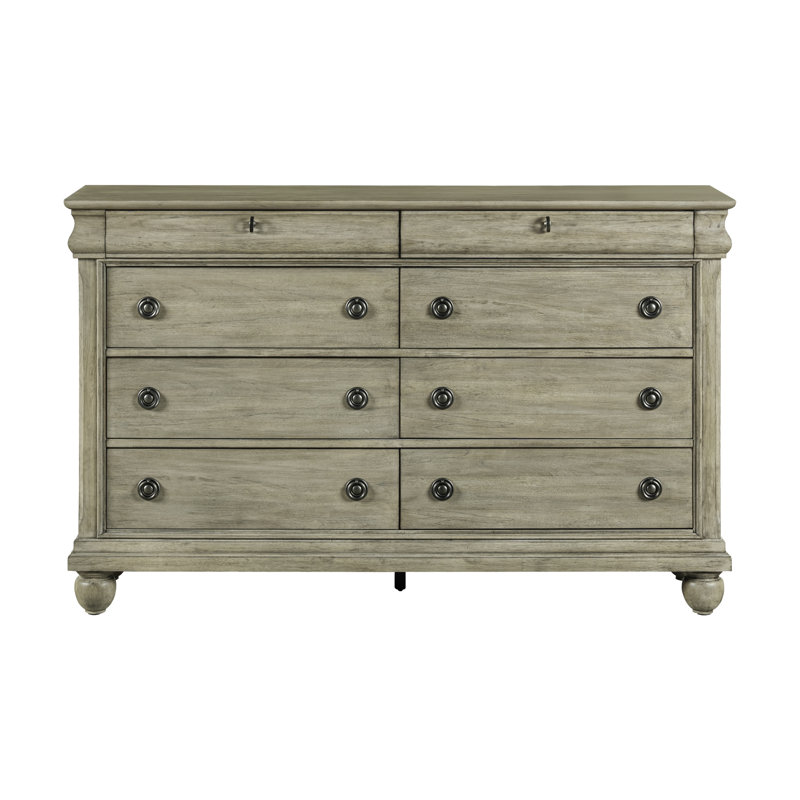 Commode 8 tiroirs Lenny, Marron