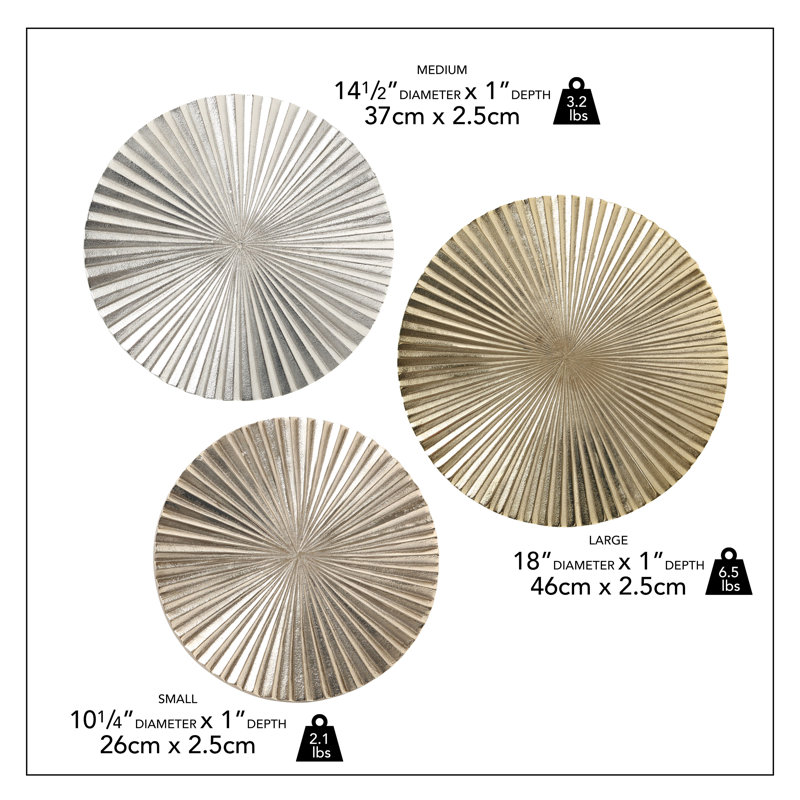 Handmade Glam Abstract Wall Decor