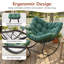 Chaise berçante de patio avec repose-pieds-1696083600