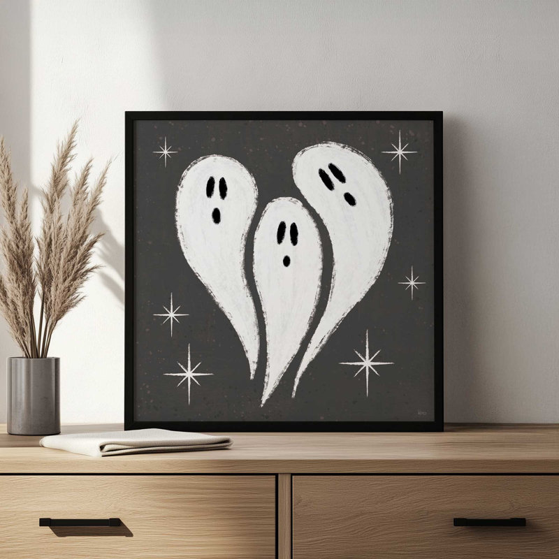 «Wee Bit Wicked I» par Véronique Charron, reproduction d'art, H 21,5 po x l 21,5 po, Blanc, Impression encadrée
