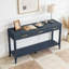 Console 60 po avec 3 tiroirs, table d'entrée en bois avec tablette de rangement-379461991