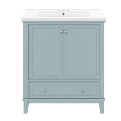 Meuble-lavabo 30 po avec comptoir en céramique