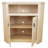 Mission Unfinished Corner TV Stand for TVs up to 48"