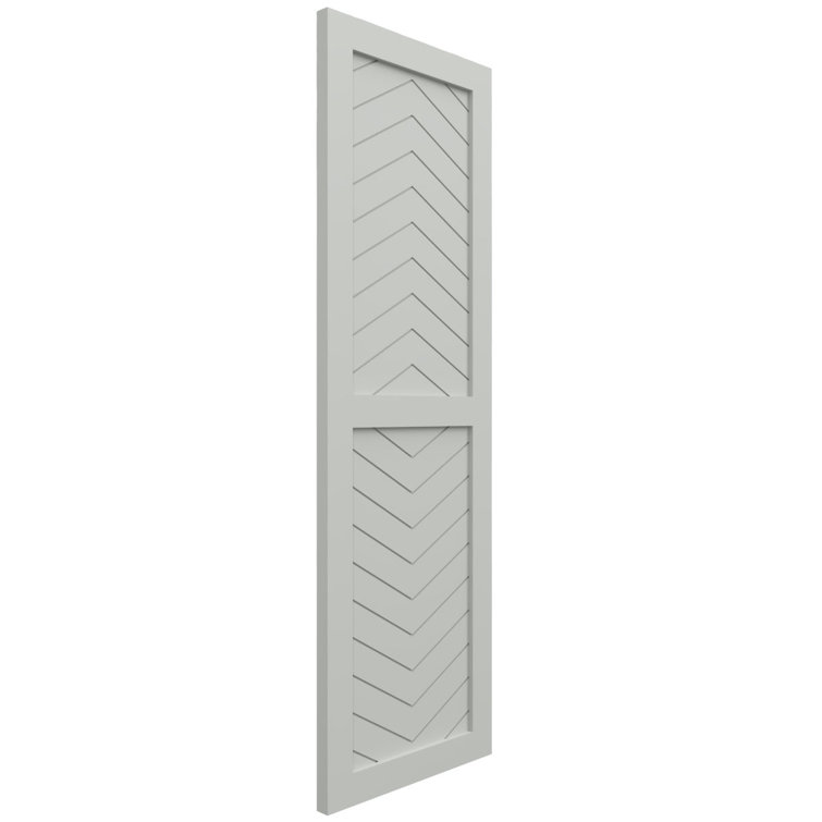 Volets de style moderne à deux panneaux EnduraCore
