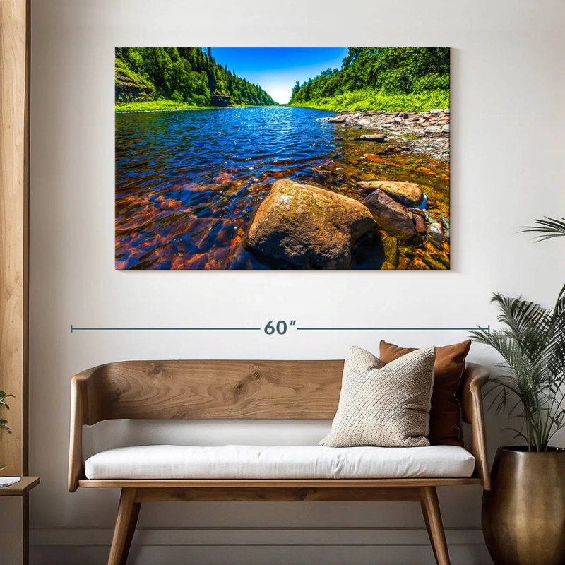 Alvord Crystal Clear River, 32" H x 48" W