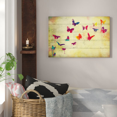 « flottant away », impression sur toile