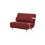 Fauteuil convertible de 40 po de largeur avec structure en bois de pin - réglable à 3 positions-967820087
