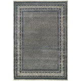 Hand Knotted Oriental Area Rug in Gray/Beige