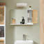 Nasiha Rectangle Wall Mirror with Shelves