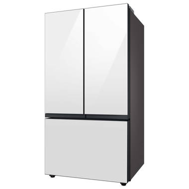RS23CB760012AA in White Glass by Samsung in Schenectady, NY - Bespoke  Counter Depth Side-by-Side 23 cu. ft. Refrigerator with Beverage Center™ in  White Glass