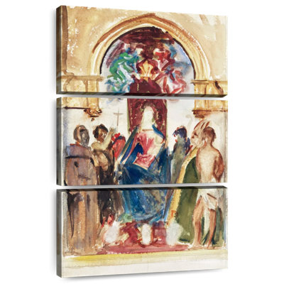 Adella Madonna And Child And Saints 1895-1915