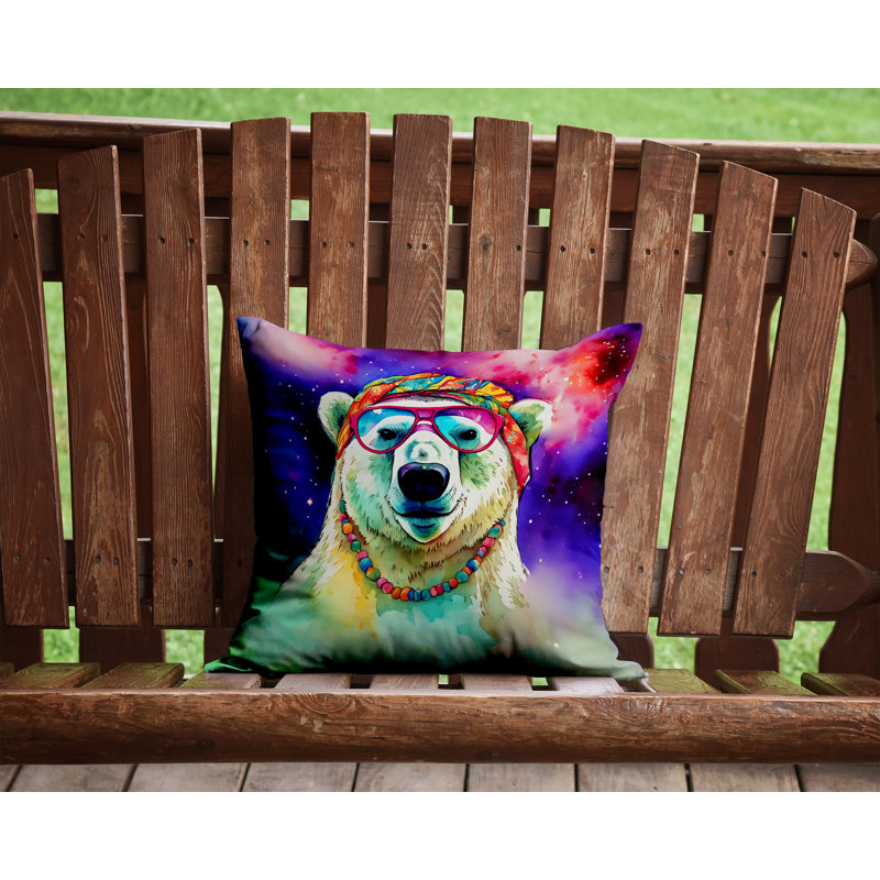 Coussin Hippie, H 14 po x l 14 po
