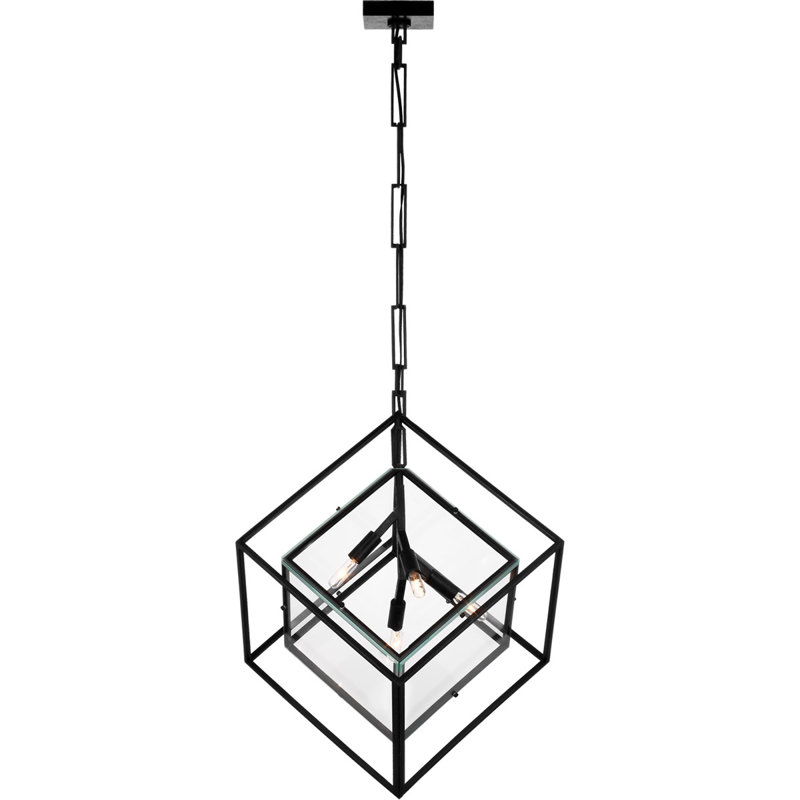 Kelly Wearstler Cubed Large Pendant, Aged Iron