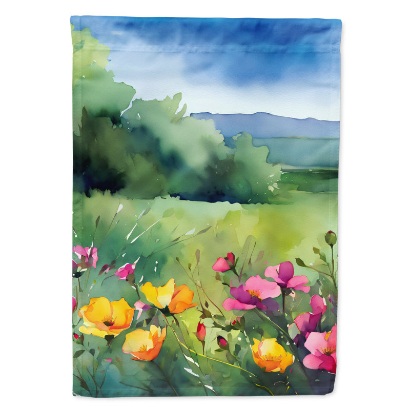 Double Sided 40'' H x 28'' W Polyester House Flag