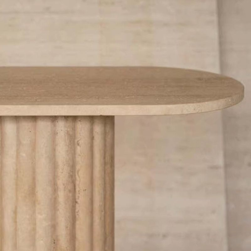 Modern Minimalist Solid Wood Console Table, 33.46" H x 70.87" W x 15.75" D