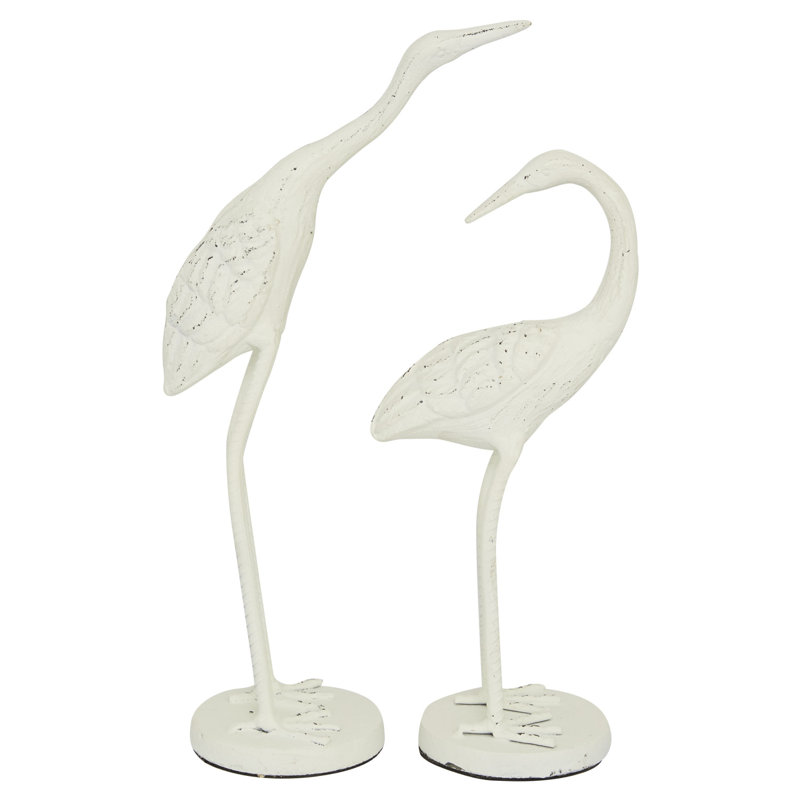 Ensemble de sculpture en métal blanc